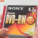 ORIGINAL SONY DVD-RW 1-2X 4.7GB 120Min DVD-RW Blank Media Disc 1 Pack
